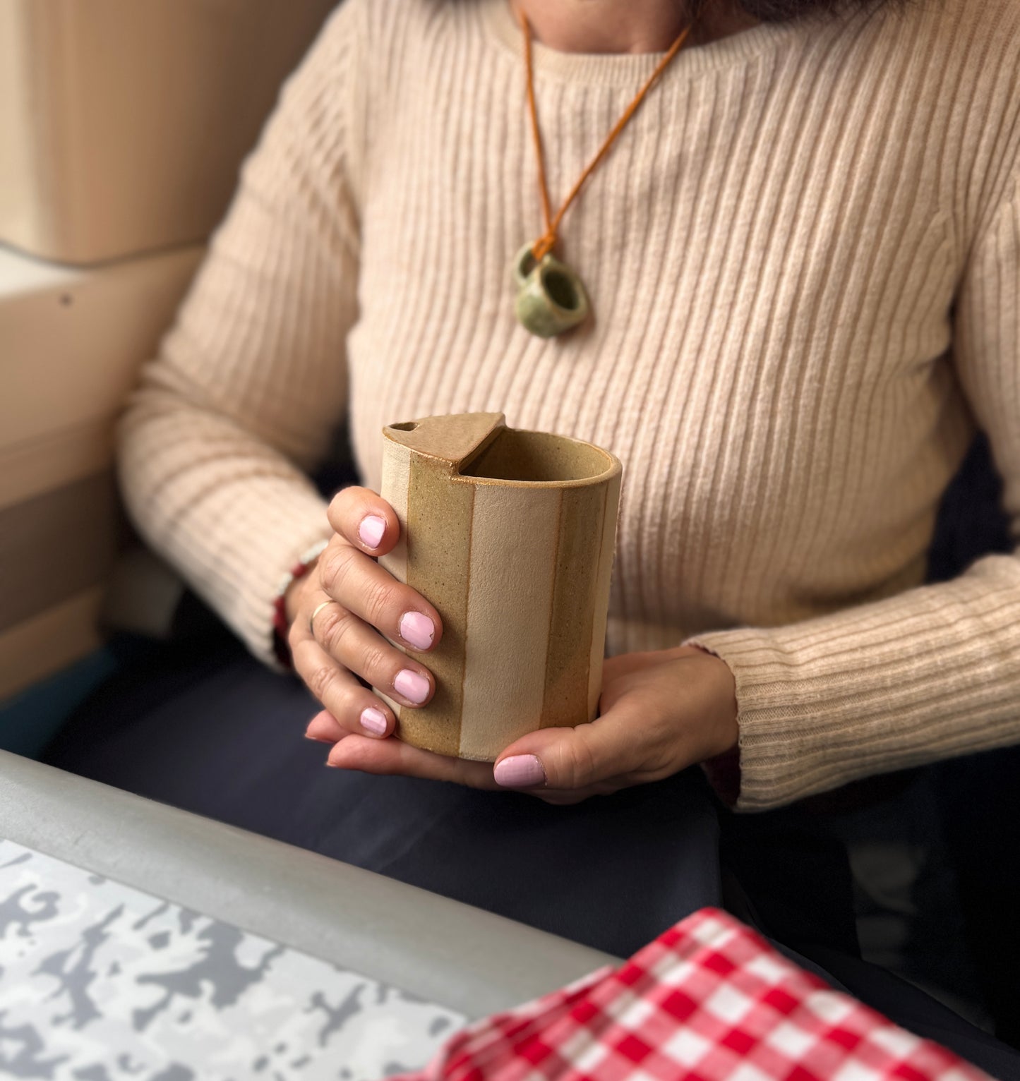 Ceramic Takeaway Cup — Tierra Lini